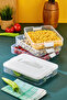Practical 3 Tiers Storage Container Refrigerator Organizer Multi-Purpose Storage Container - 2