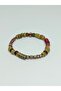 Ethnic Design Handmade Elastic Brass Bracelet No:22 - 2