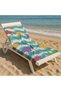 Underwater Creatures Patterned Beach Towel – Colorful Coral & Star Design - 3