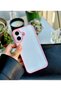 iPhone 16 Compatible Silicone Case with Colorful Edge and Shiny Back