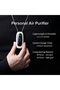 Portable Wearable Air Purifier Necklace, Rechargeable Negative Ion, for Car Office Travel