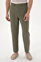 Men's Carrot Fit Dark Khaki Canvas Trousers 50300193-Vr111 - 2