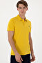 Men's Slim Fit Polo Neck Yellow Basic T-Shirt 50297984 -Vr094 - 3