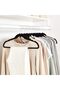 50-Pack Velvet Clothes Hangers,Non-Slip,Space-Saving,Slim Profile,Black - 6
