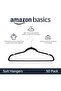 50-Pack Velvet Clothes Hangers,Non-Slip,Space-Saving,Slim Profile,Black