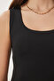Sleeveless Sandy Blouse Black Lan0029 - 3