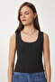 Sleeveless Sandy Blouse Black Lan0029 - 2