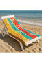 Tropical Starfish Conch Beach Towel – Colorful Summer Pattern - 4