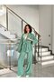 Crinkle Fabric Kimono Set - 2