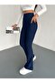 Women's High Waist Gathering Double Pocket Flared Leggings Bootcut/Push up