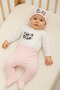 Baby Girl 5-Piece Bodysuit Set Pink Baby Set