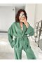 Crinkle Fabric Kimono Set - 6