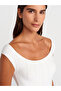 10741 Boat Neck Flounce Knitwear Blouse-Ecru - 3