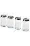 CITRONHAJ Spice jar, clear glass/stainless steel, 35 cl
