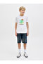 Jjbarbados Tee Ss Crew Neck Jnr Kids White Tshirt 12269841-01