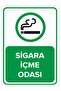 White Warning Sign