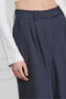 Striped Pleated Palazzo Trousers - 4