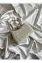 Single Stone Model Wedding Engagement Evening Dress Bag White - 5
