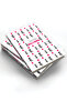 Balloon Girl Design Striped Notebook – 13X21 cm Hard Cover 192 Pages - 3