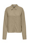 Women's Onlsolvı Relaxed Fit Long Sleeve Linen Shirt 15338695 Beige