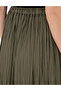 Khaki A-Line Woven Skirt 50301213 -Vr027 - 6
