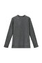 Ice Gray Basic Winter O-Neck Long Sleeve Girl's T-Shirt - 3