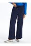Wide Leg and Elastic Waist Women's Trousers - 4