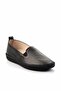 Black Genuine Leather Women's Ballerinas K01462025203 - 3