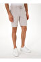 Beige Regular Fit Cotton Blend Lace-Up Waist Bermuda Shorts 50305669-Vr011 - 2