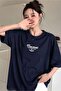 Women Printed Crew Neck Relaxed Cut T-Shirt - 3