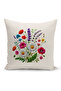 Flower Spring Series Double Sided Digital Printed Throw Pillow Cover (Spring)