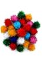 Glittery Colored Pom Poms 1 cm 1000 Pieces Diy, Event, Craft Supplies. - 8