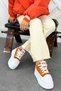 Frm 017 High Sole Lace-Up Linen Sports Shoes - 3