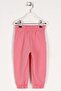 Pink Color Girl's Tracksuit Single Bottom with Rubber Legs - 2