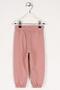 Dusty Rose Color Girls' Tracksuit with Rubberized Legs Single Bottom - 2