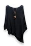 Mercerized Oversize Asymmetrical Single Pocket Knitwear
