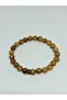 Wenge Wood Handmade Elastic 8 mm Beaded Bracelet No 34 - 2