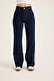 High Waist Wide Leg Stretchy Jeans - 2