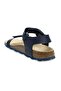 000116-g Fussbettpantoffel Navy Blue Unisex Sandals - 4