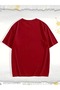 Men's Comfortable Round Neck T-Shirt with Geometric Pentagram Pattern, Knitted Fabric, Slightly Stretch, - 3