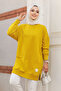 Oil Green Hijab Tunic 30644Yy - 2