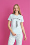 Dreamy Cotton Patterned Short Sleeve Pajama Set - 3