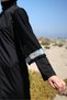 Black Zip Full Covered Hijab Swimsuit M2032S - 4