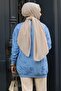 Laced Blue Hijab Jacket 20003m - 3