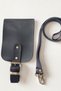 Leather Mobile Phone Bag Kit Small Size Plain with Clip