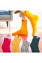 4 Pairs of Striped Colorful Mid-Heel Patterned Economic Socks - 2