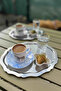 6-Piece Luxury Oval Coffee Presentation Tray |   Stainless Tarnish-Free Coffee, Tea, Decorative Presentation Tray 25X20Cm