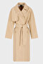 Loose Fit Double Breasted Collar Belt Detailed Long Trench Coat Trench Xw 001176   Af12806 U - 5
