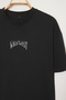 Büyük Beden Siyah Oversize/Geniş Kesim %100 Pamuklu T-Shirt TMNSS25BF00008 - 5