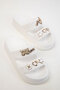 20305 White-K Women's Slippers - 5